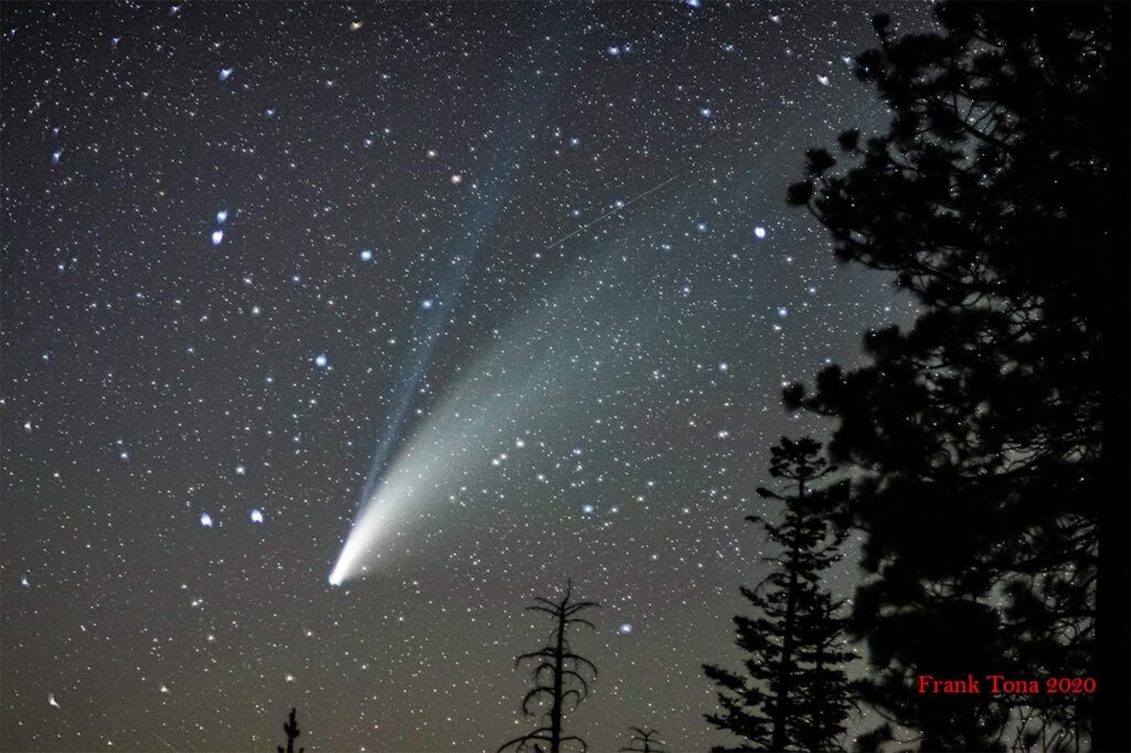 Comet Neowise photo by Frank Tona